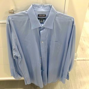 Kirkland signature, beautiful traditional fit non-iron shirts, 18, neck, 34/35